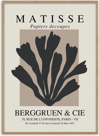 Black Papier Decoupe poster