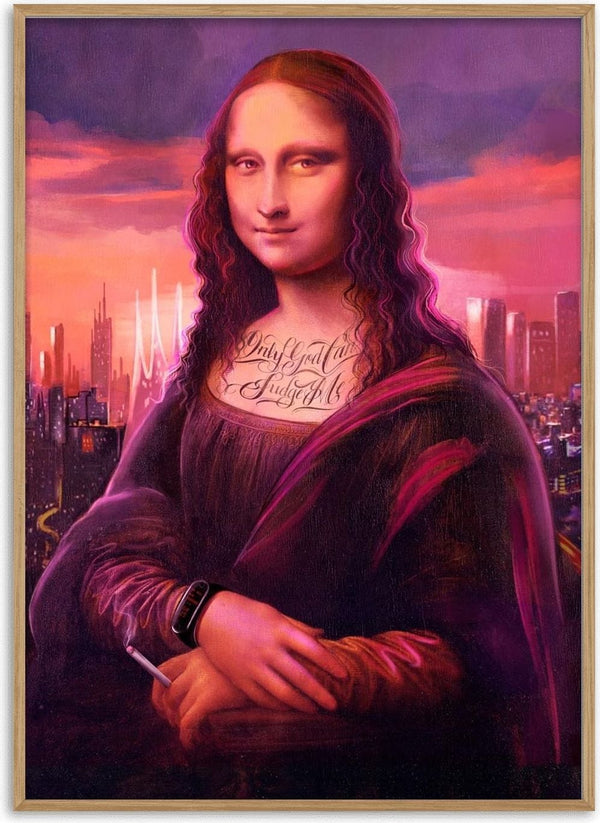 Modern day Mona Lisa poster