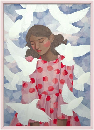 Red Dress Birds - Martina Karlsson
