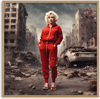 Red Velvet Apocalypse Tribute to Marilyn Monroe - Devour Art