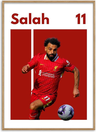 Salah Liverpool Football Poster