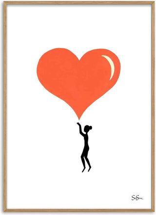 Sara Sonne- Hearts Kunstposter