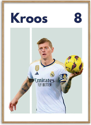 Toni Kroos Real Madrid Football Poster