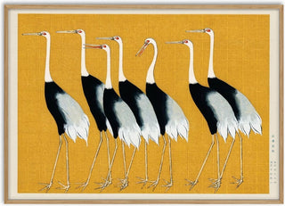 Japanese Cranes poster