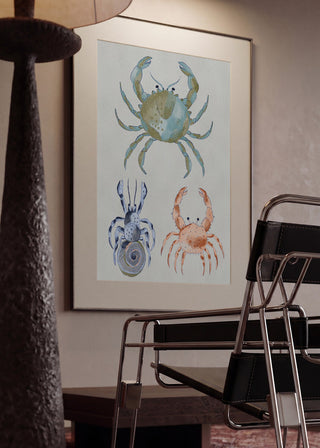 Ocean Crabs Watercolor - Nikita Jariwala